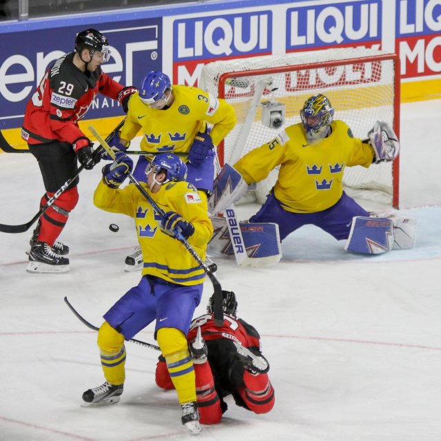 Photo hockey match Canada - Sweden le 21/05/2017