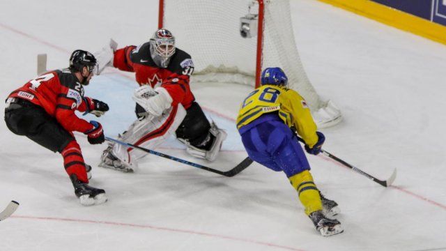 Photo hockey match Canada - Sweden le 21/05/2017