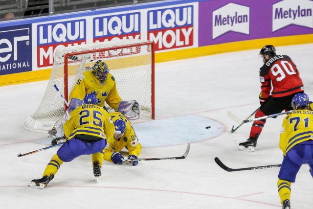 Photo hockey match Canada - Sweden le 21/05/2017