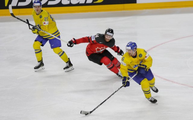 Photo hockey match Canada - Sweden le 21/05/2017