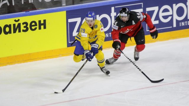 Photo hockey match Canada - Sweden le 21/05/2017