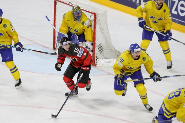 Photo hockey match Canada - Sweden le 21/05/2017