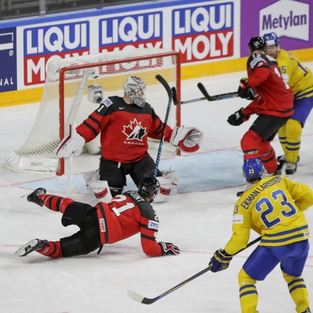 Photo hockey match Canada - Sweden le 21/05/2017