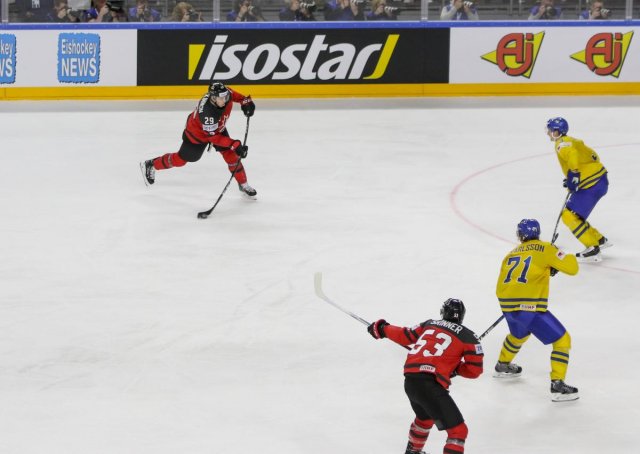 Photo hockey match Canada - Sweden le 21/05/2017