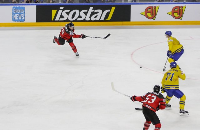 Photo hockey match Canada - Sweden le 21/05/2017