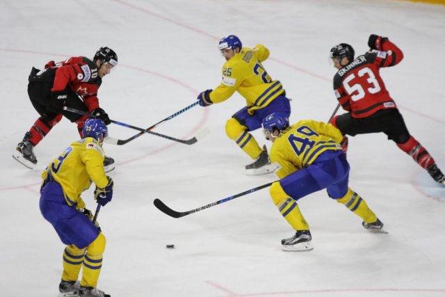 Photo hockey match Canada - Sweden le 21/05/2017