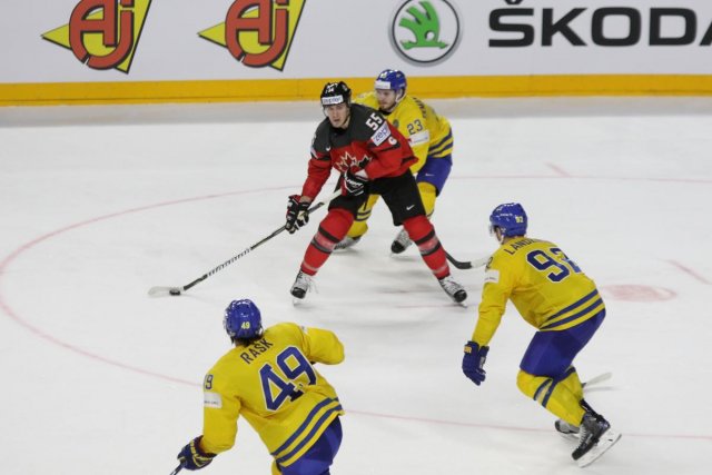 Photo hockey match Canada - Sweden le 21/05/2017