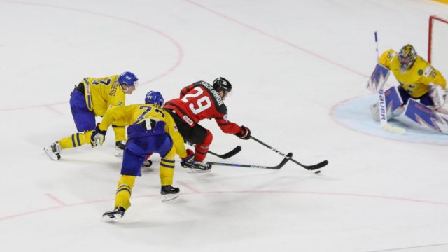 Photo hockey match Canada - Sweden le 21/05/2017