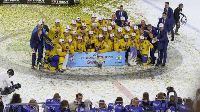 Photo hockey match Canada - Sweden le 21/05/2017