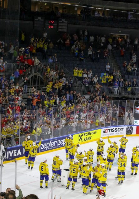 Photo hockey match Canada - Sweden le 21/05/2017