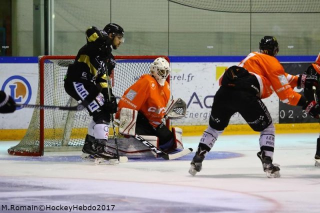 Photo hockey match Rouen - Amiens  le 19/08/2017