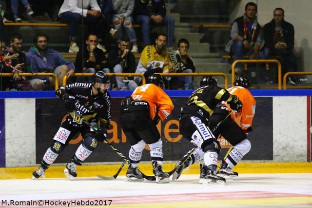 Photo hockey match Rouen - Amiens  le 19/08/2017