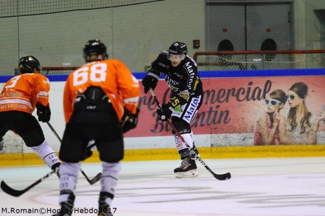 Photo hockey match Rouen - Amiens  le 19/08/2017