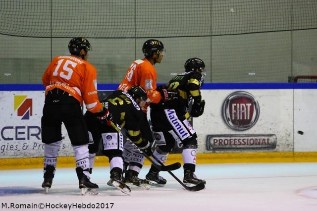 Photo hockey match Rouen - Amiens  le 19/08/2017