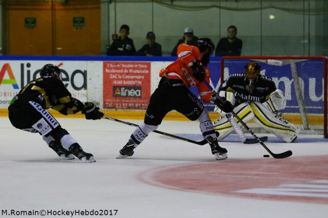 Photo hockey match Rouen - Amiens  le 19/08/2017