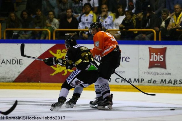 Photo hockey match Rouen - Amiens  le 19/08/2017