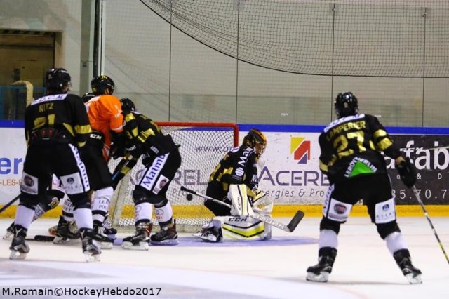 Photo hockey match Rouen - Amiens  le 19/08/2017