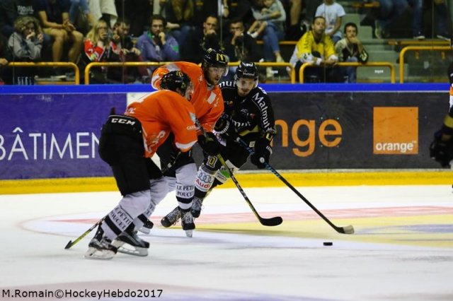 Photo hockey match Rouen - Amiens  le 19/08/2017