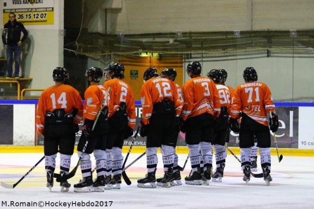 Photo hockey match Rouen - Amiens  le 19/08/2017