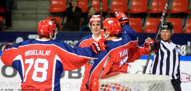 Photo hockey match Grenoble  - Lyon le 02/09/2017