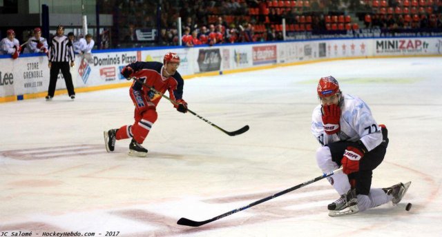 Photo hockey match Grenoble  - Lyon le 02/09/2017