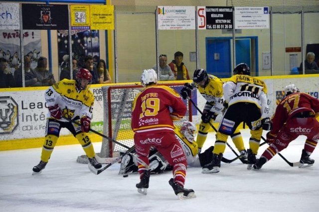 Photo hockey match Dijon  - Roanne le 02/09/2017