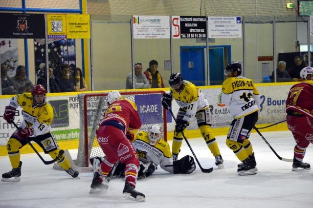 Photo hockey match Dijon  - Roanne le 02/09/2017