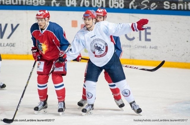 Photo hockey match Grenoble  - Lyon le 02/09/2017
