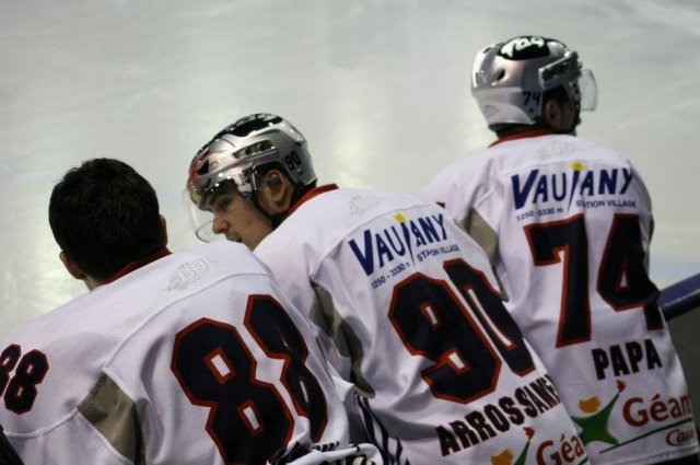 Photo hockey match Mont-Blanc - Grenoble  le 17/02/2009