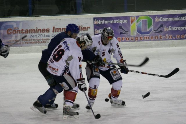 Photo hockey match Mont-Blanc - Grenoble  le 17/02/2009
