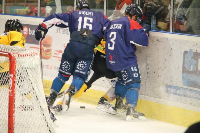 Photo hockey match Angers  - Rouen le 05/09/2017