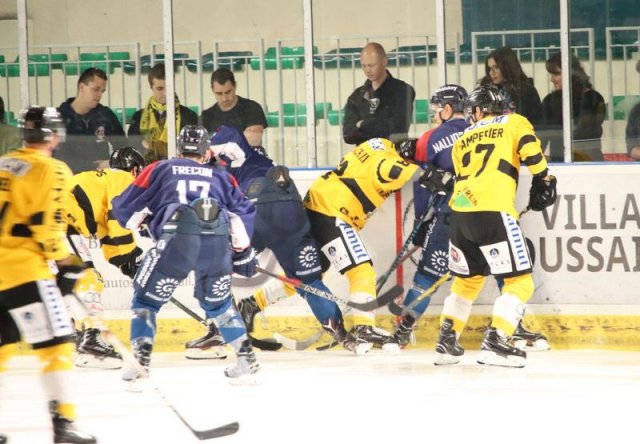 Photo hockey match Angers  - Rouen le 05/09/2017