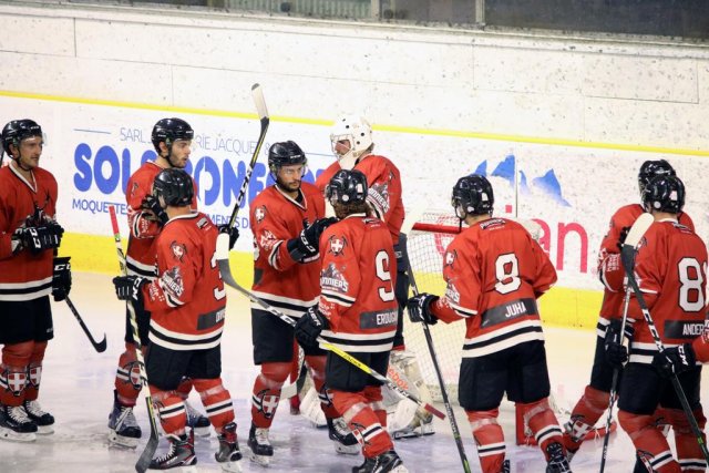 Photo hockey match Chamonix  - Lyon le 05/09/2017