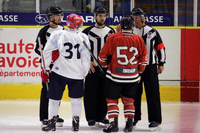 Photo hockey match Chamonix  - Lyon le 05/09/2017