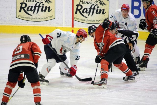 Photo hockey match Chamonix  - Lyon le 05/09/2017
