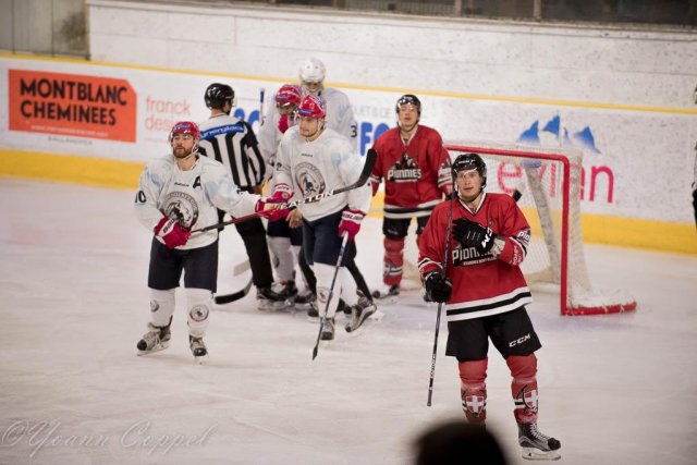 Photo hockey match Chamonix  - Lyon le 05/09/2017