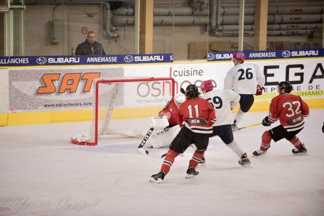 Photo hockey match Chamonix  - Lyon le 05/09/2017