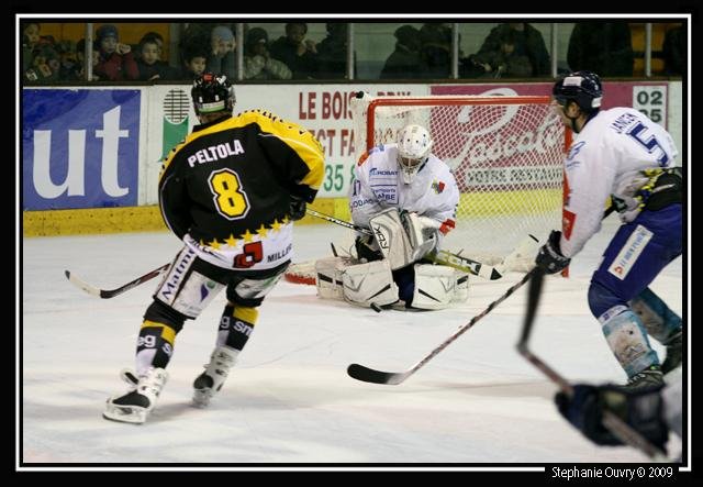 Photo hockey match Rouen - Dijon  le 17/02/2009