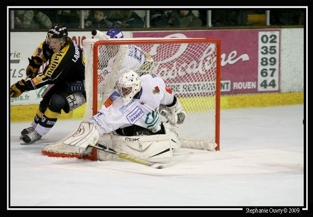 Photo hockey match Rouen - Dijon  le 17/02/2009