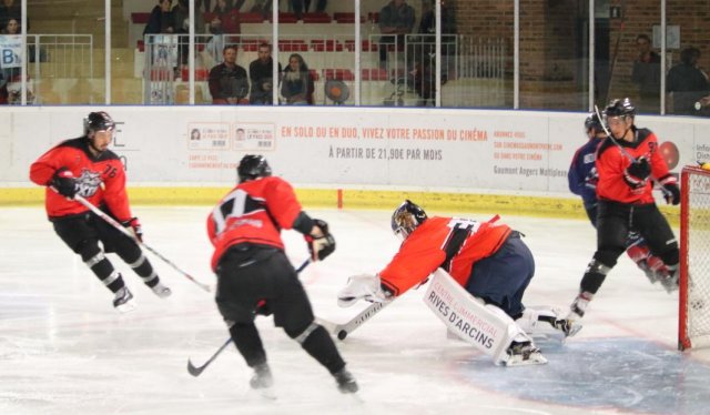 Photo hockey match Angers  - Bordeaux le 08/09/2017