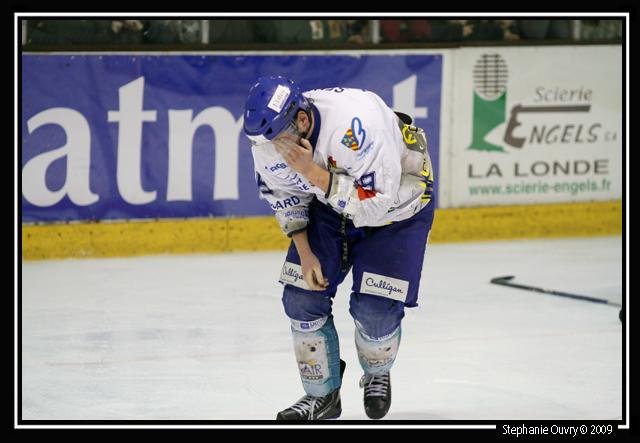 Photo hockey match Rouen - Dijon  le 17/02/2009