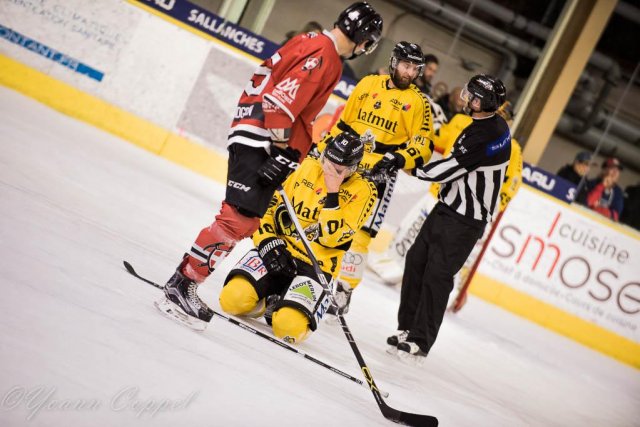 Photo hockey match Chamonix  - Rouen le 12/09/2017