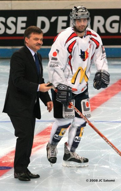 Photo hockey match Rouen - Grenoble  le 10/02/2008