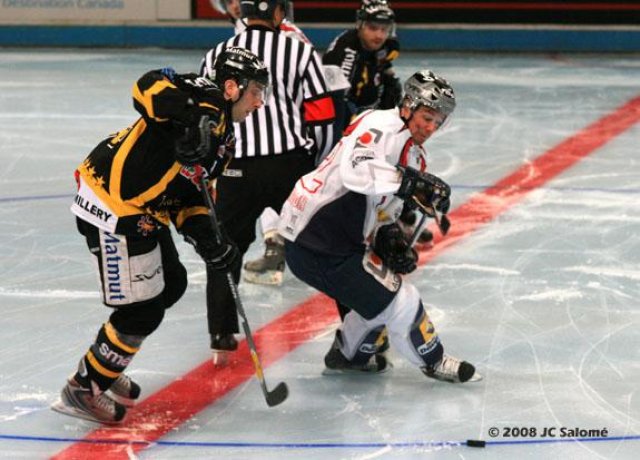 Photo hockey match Rouen - Grenoble  le 10/02/2008