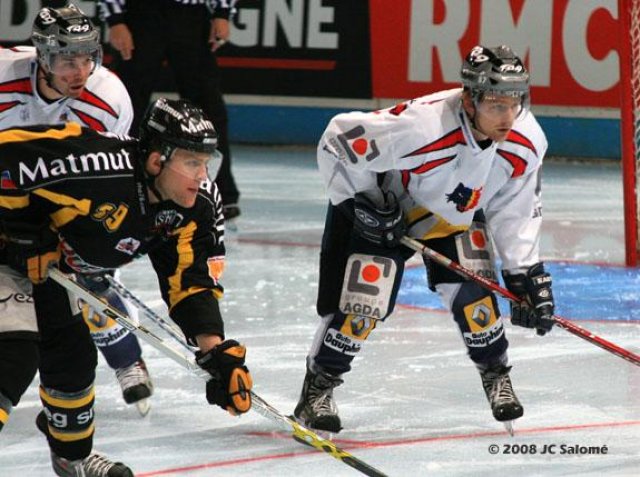 Photo hockey match Rouen - Grenoble  le 10/02/2008