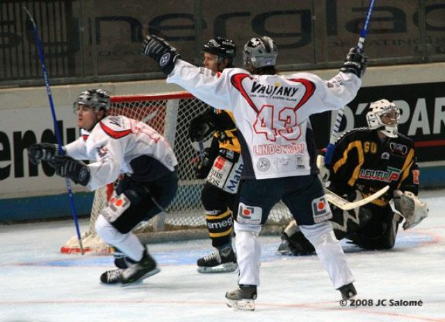 Photo hockey match Rouen - Grenoble  le 10/02/2008