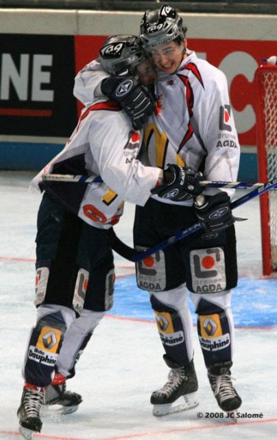 Photo hockey match Rouen - Grenoble  le 10/02/2008