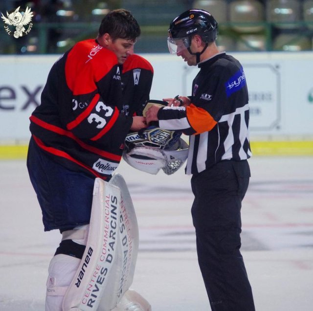 Photo hockey match Bordeaux - Epinal  le 12/09/2017