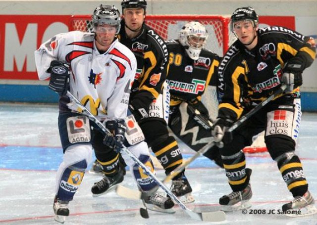 Photo hockey match Rouen - Grenoble  le 10/02/2008