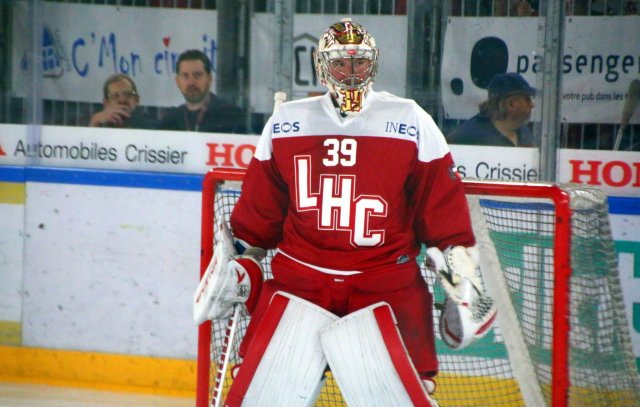 Photo hockey match Lausanne - Bienne le 15/09/2017